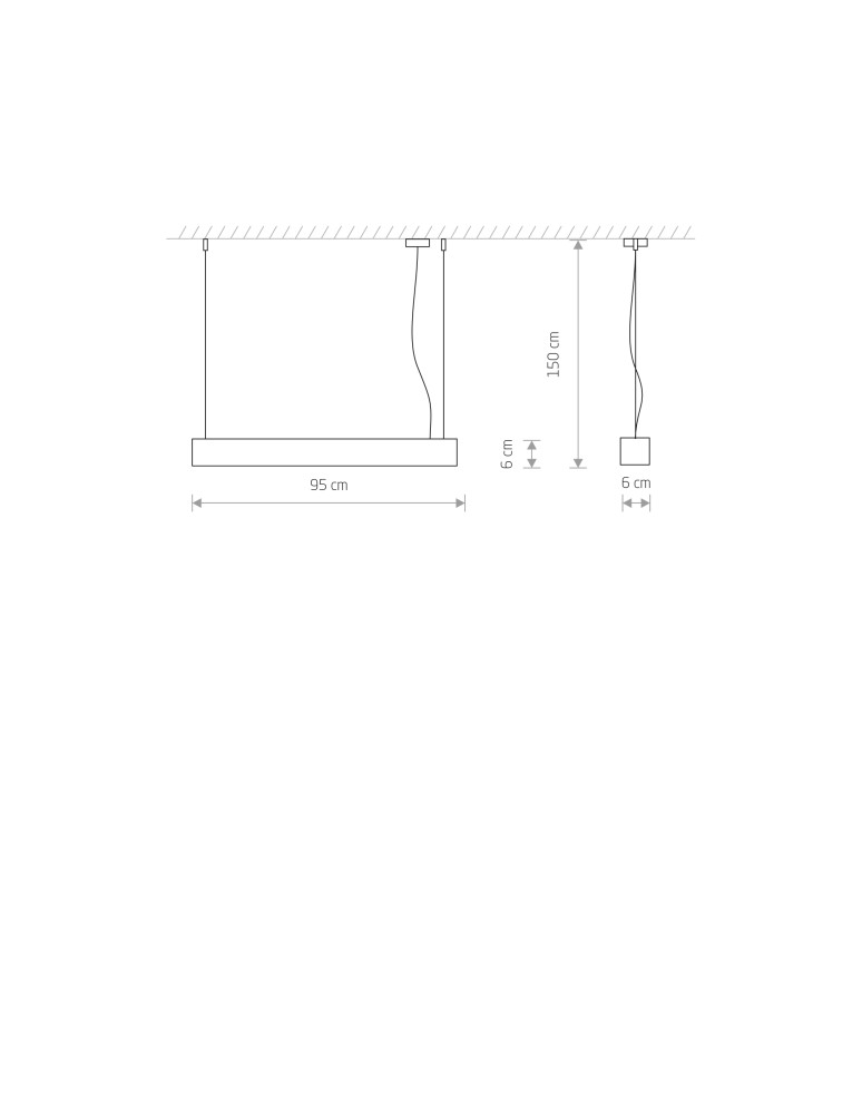 Nowodvorski SOFT LED 90X6 Sufitowa Wisząca Max moc 16W LED TUBE T8 Grafitowy 7535 Nowodvorski SOFT LED 90X6 Sufitowa Wisząca Max moc 16W LED TUBE T8 Grafitowy 7535