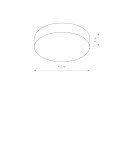 Plafony okrągłe - Nowodvorski ARENA Sufitowa Plafon Max moc 10W only LED E14  Biały 10184 - product 2