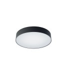 Plafony okrągłe - Nowodvorski ARENA LED Sufitowa Plafon Max moc 18W LED  Czarny 10176 - product 1