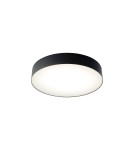 Plafony okrągłe - Nowodvorski ARENA LED Sufitowa Plafon Max moc 18W LED  Czarny 10176 - product 2