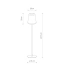 Nowodvorski PATIO Zewnętrzna Przenośna Max moc 40W E27 IP44 Grafitowy 10105 Nowodvorski PATIO Zewnętrzna Przenośna Max moc 40W E27 IP44 Grafitowy 10105