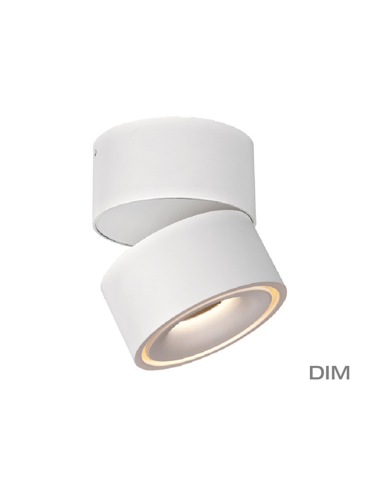 Reflektory LEDowe - Mistic Lighting BROKEN 9W LED DIM Matt Biały MSTC-05410990 Sufitowa - produkt kolory-swiatla.pl 1