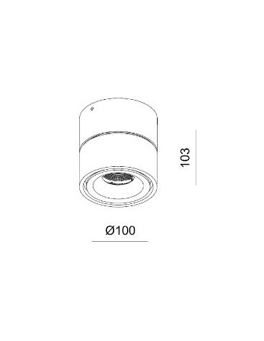 Mistic Lighting BROKEN 9W LED DIM Matt Biały MSTC-05410990 Sufitowa - produkt 2