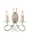 Elstead Lighting Interior Kinkiet CHRISTINA 2x60W E14 CRT2 SILVER/GOLD