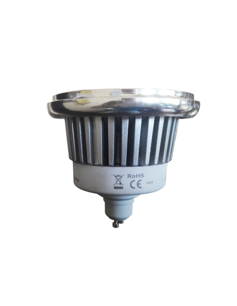 Żarówki LED ES111 GU10 230V - Azzardo Żarówka LED ES111 15W GU10 230W 48° 3000K Ściemnialna Ciepła Biały Chrom LL110154 AZ1785 - product kolory-swiatla.pl 2