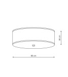 Lampy sufitowe - Light Prestige Girona E27 6x60W biały LP-2190/6C-80 WH - produkt 3