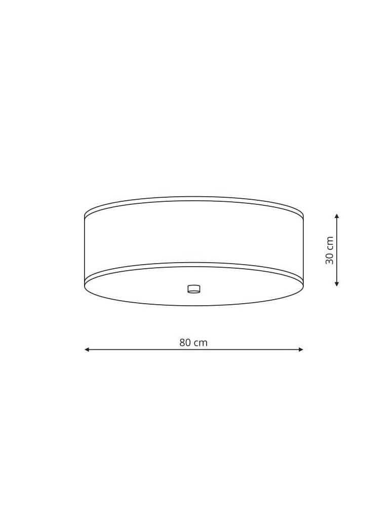 Lampy sufitowe - Light Prestige Girona E27 6x60W biały LP-2190/6C-80 WH - produkt kolory-swiatla.pl 3