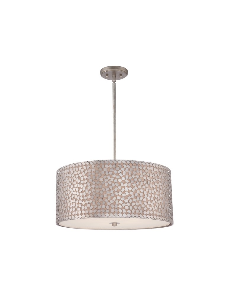 Lampy wiszące z abażurem - Quoizel CONFETTI 4x100W E27 QZ/CONFETTI/P/L Wisząca - produkt kolory-swiatla.pl 1