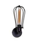 Kinkiety - Light Prestige Pineto E27 1x40W Czarny/Transparentny LP-1134/1W - produkt 1
