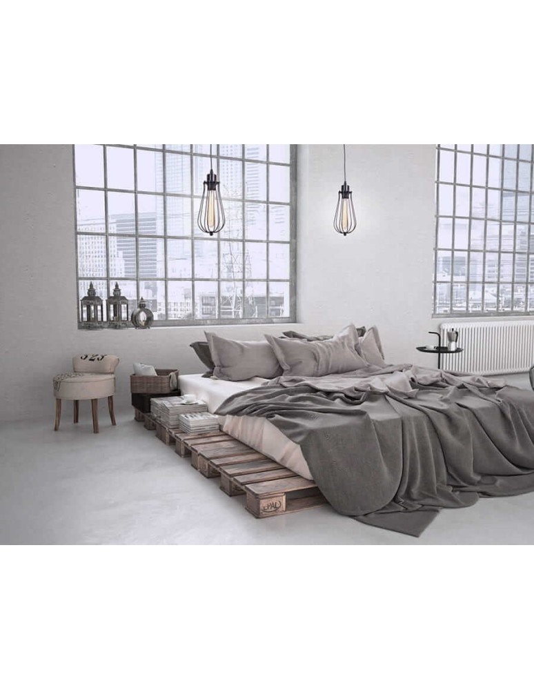 Kinkiety - Light Prestige Pineto E27 1x40W Czarny/Transparentny LP-1134/1W - produkt kolory-swiatla.pl 2
