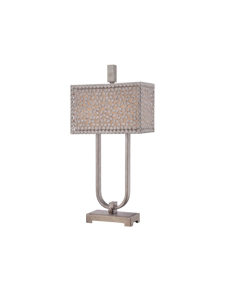 Lampy stołowe z abażurem - Quoizel CONFETTI 2x60W E27 QZ/CONFETTI/TL Sufitowa - produkt kolory-swiatla.pl 1