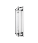 Kinkiety glamour - Light Prestige Lorenzo Kinkiet E14 2x40W transparentny/srebrny LP-2960/1W CH - produkt 1