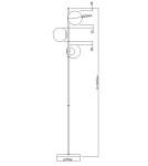 Lampy podłogowe - Light Prestige Dorado Podłogowa E14 3x40W złoty/biały LP-002/3F - product 4