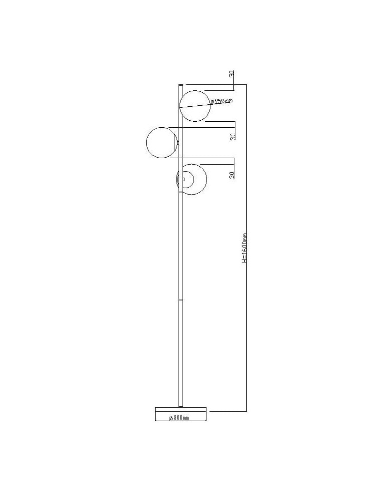 Light Prestige Dorado Podłogowa E14 3x40W złoty/biały LP-002/3F