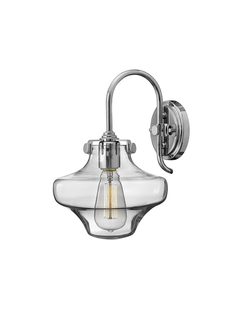 Kinkiety - Hinkley CONGRESS Clear Glass 1x100W E27 HK/CONGRES1/B CM Kinkiet - produkt kolory-swiatla.pl 1
