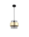 Light Prestige Miele Lampa wisząca E27 1x40W dymny/złoty LP-866/1P SM/GD