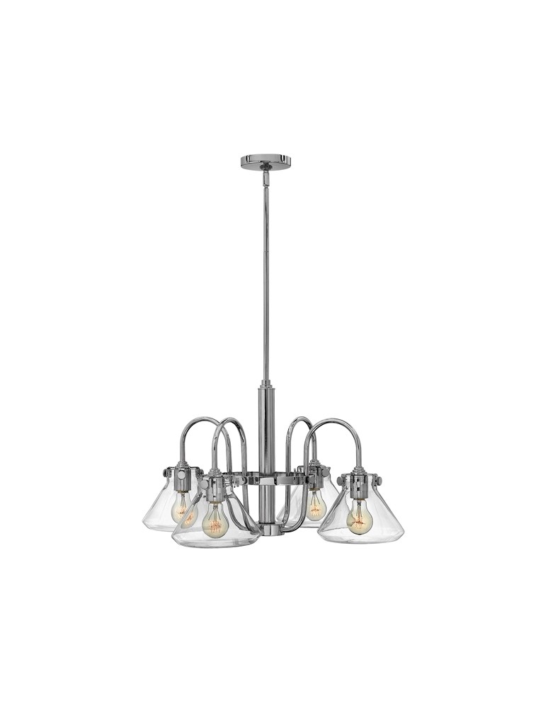 Żyrandole - Hinkley CONGRESS Clear Glass 4x100W E27 HK/CONGRES4/A CM Wisząca - produkt kolory-swiatla.pl 1