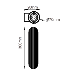 Kinkiety - Light Prestige Tokio Kinkiet GU10 2x50W czarny LP-787/2W BK - product 2