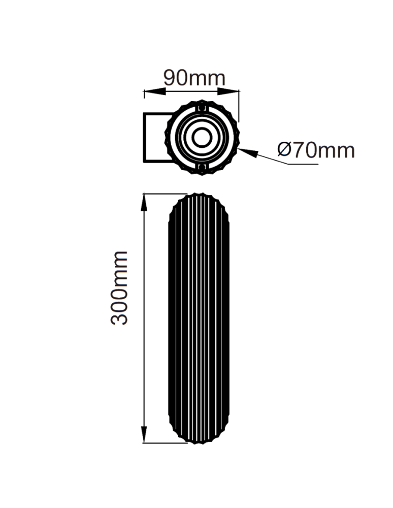 Light Prestige Tokio Kinkiet GU10 2x50W czarny LP-787/2W BK