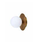 Kinkiety - Light Prestige Roma Kinkiet G9 1x5W złoty/biały LP-1345/1W GD - produkt 1
