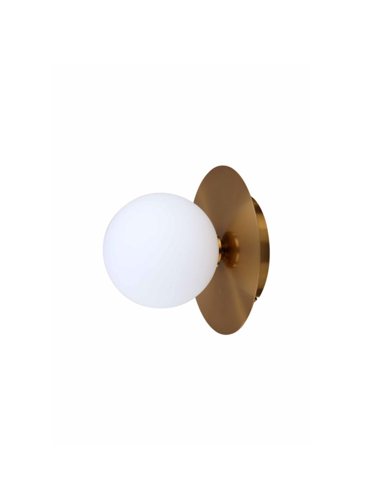 Light Prestige Roma Kinkiet G9 1x5W złoty/biały LP-1345/1W GD