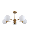 Light Prestige Roma Lampa wisząca E14 5x40W złoty/biały LP-1345/5P GD