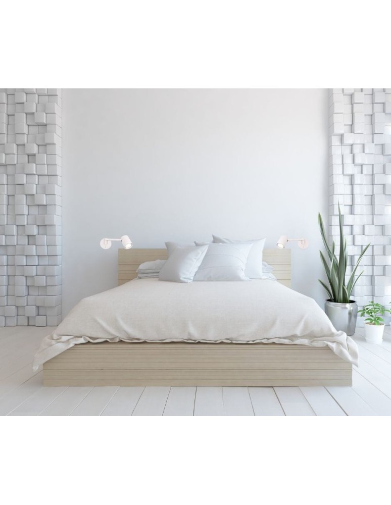 Light Prestige Snow Kinkiet GU10 1x40W biały LP-731/1WL WH
