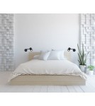 Kinkiety regulowane - Light Prestige Snow Kinkiet GU10 1x40W czarny LP-731/1WL BK - produkt 2
