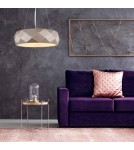 Lampy wiszące - Light Prestige REUS Lampa wisząca E27 3x40W złoty LP-8069/1P GD - produkt 2