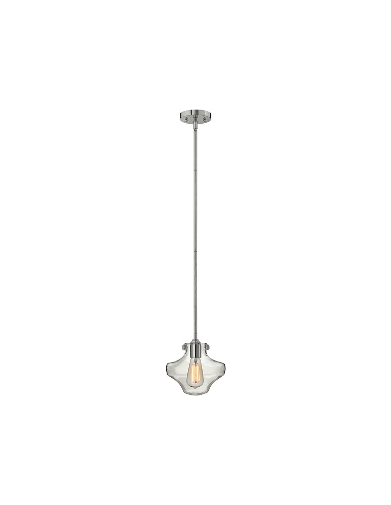 Lampy wiszące pojedyncze - Hinkley CONGRESS Clear Glass 1x100W E27 HK/CONGRESP/B CM Wisząca - produkt kolory-swiatla.pl 1