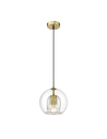 Light Prestige Arette Lampa wisząca E27 1x40W transparentny/złoty LP-133/1P