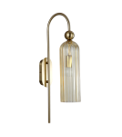 Kinkiety glamour - Light Prestige Piega Kinkiet E14 1x40W amber/złoty LP-939/1W amber - produkt 1