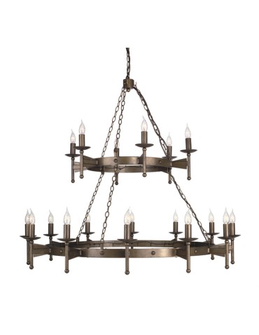 Elstead Lighting Interior Wisząca CROMWELL 18x60W E14 CW18 OLD BRZ