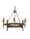 Elstead Lighting Interior Wisząca CROMWELL 5x60W E14 CW5 OLD BRZ