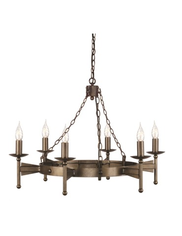 Elstead Lighting Interior Wisząca CROMWELL 6x60W E14 CW6 OLD BRZ