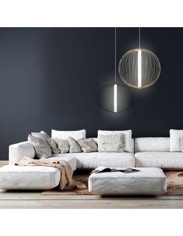 Light Prestige Treviso lampa wisząca duża złota 3000K LP-798/1P L3 GD 1xLED złoty - product 2