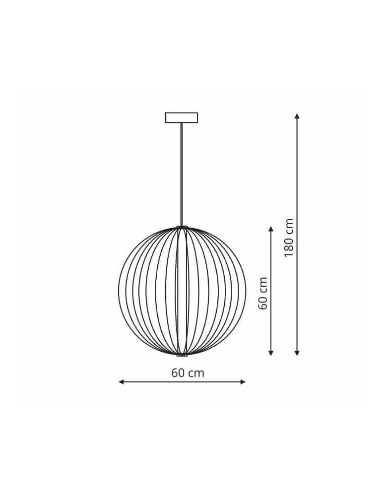 Light Prestige Treviso lampa wisząca duża złota 3000K LP-798/1P L3 GD 1xLED złoty Light Prestige Treviso lampa wisząca duża złota 3000K LP-798/1P L3 GD 1xLED złoty