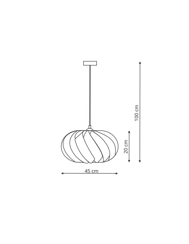 Light Prestige Jet lampa wisząca biała LP-023/1P WH 1xE27 biały