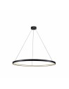 Light Prestige Ring lampa wisząca średnia czarna 3000K LP-909/1P M BK 1xLED czarny