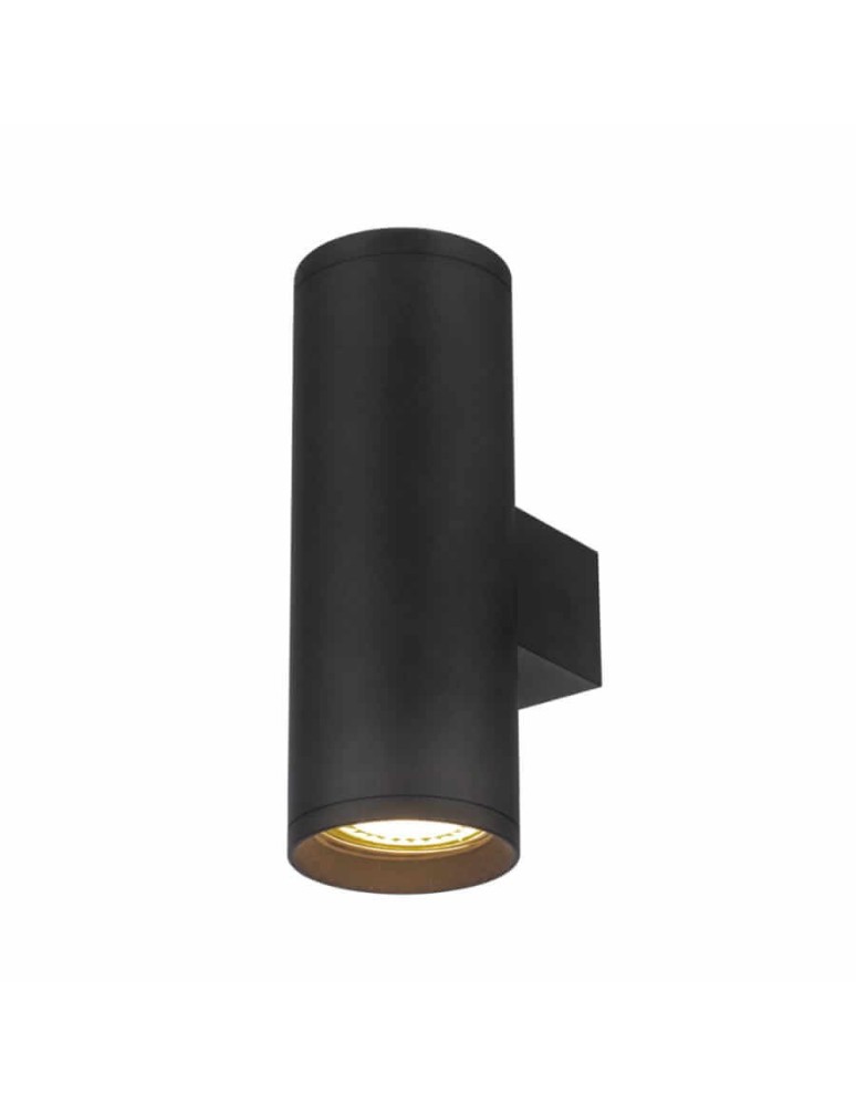 Kinkiety zewnętrzne - Light Prestige Torino kinkiet czarny IP54 LP-109/1W-IP54-BK 2xGU10 czarny - produkt kolory-swiatla.pl 1