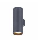 Kinkiety zewnętrzne - Light Prestige Torino kinkiet antracyt IP54 LP-109/1W-IP54-AN 2xGU10 antracyt - product 1