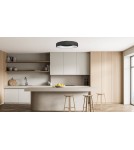 Lampy sufitowe - Light Prestige Reus LED plafon czarny LP-8069/1C LED BK 1xLED czarny - product 2