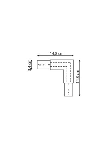 Light Prestige Łącznik L magnetic LP-552-MAG-BK-5PIN x  - produkt 2