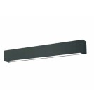 Kinkiety łazienkowe - Light Prestige Ibros kinkiet czarny duzy z IP44 3000K GS-LWA-12W 3000K BK 1xLED czarny - produkt 1