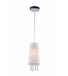 Lampy wiszące - Light Prestige Lukka 1 lampa wisząca biała LP-40872/1P WH 1xE14 biały - product 1