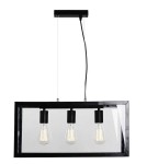 Lampy wiszące - Light Prestige Neapol lampa wisząca LP-9002/3P 3xE27 czarny - produkt 1