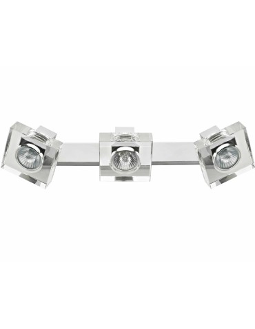 Light Prestige Victoria 3 kinkiet LP-710/3W 3xGU10 srebrny, transparentny