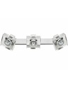 Light Prestige Victoria 3 kinkiet LP-710/3W 3xGU10 srebrny, transparentny