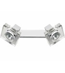 Kinkiety potrójne - Light Prestige Victoria 3 kinkiet LP-710/3W 3xGU10 srebrny, transparentny - produkt 2