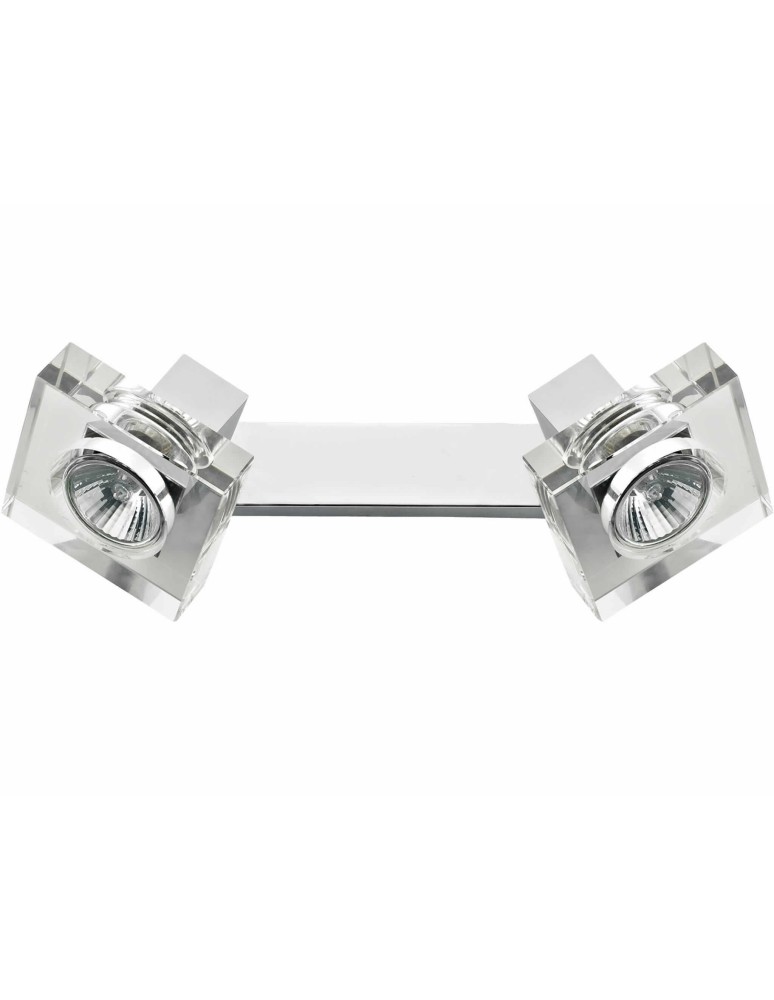 Kinkiety potrójne - Light Prestige Victoria 3 kinkiet LP-710/3W 3xGU10 srebrny, transparentny - produkt kolory-swiatla.pl 2